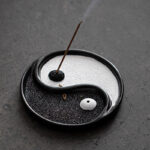 Buddha Stones Yin Yang Zen Balance Incense Holder Incense Burner BS 2