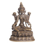 Buddha Stones Bodhisattva Green Tara Calm Hope Copper Statue Decoration Decorations BS 8