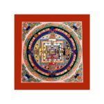 Buddha Stones Tibetan Handmade Thangka Mandala Painting Blind Box Random Color Pattern Tibetan Thangka BS 5