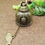 Buddha Stones Feng Shui Buddha Koi Fish Dragon Elephant Wind Chime Bell Luck Wall Hanging Decoration Decorations BS Buddha&Koi Fish