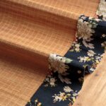 Buddha Stones Vintage Peony Flower Blossom Bamboo Cup Mat Pad Tea Cup Coaster Kung Fu Tea Mat Tea Mat BS 4
