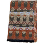 Buddha Stones Tibetan Shawl Classic Geometry Pattern Winter Cozy Travel Scarf Wrap Tibetan Shawl BS 6