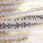 Buddha Stones Tibetan 5 Colors Windhorse Buddha Scriptures Auspicious Outdoor Prayer Flag TIBETAN PRAYER FLAGS buddhastoneshop 18
