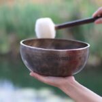 Lunar Rainbow Full Moon Singing Bowl Handcrafted for Healing and Meditation Positive Energy Sound Bowl Set Singing Bowl buddhastoneshop 9