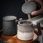 Buddha Stones Vintage Mountain Sea Ceramic Teacup Tea Cups Cup BS 12