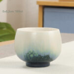 Buddha Stones Creative Green Ceramic Teacup Kung Fu Tea Cups Cup BS 3