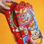 Buddha Stones 6Pcs Chinese Red Envelope Year of the Dragon Lucky Money Envelopes Auspicious Dragon Design 2024 Chinese New Year Dragon Year Envelope Red Envelope BS 1