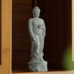 Buddha Stones Meditation Buddha Auspicious Clouds Design Serenity Home Decoration Decorations BS 5