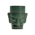 Buddha Stones Bronze Age Relics Sanxingdui Mask Three Star Mound Ceramic Healing Incense Burner Incense Burner BS 12