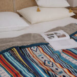 Buddha Stones Geometric Warm Soft Bed Throw Blanket Blanket BS 19