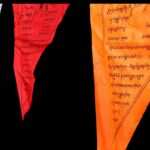 Buddha Stones Tibetan Blessing Outdoor 25 Pcs Triangle Prayer Flag Decoration Decorations buddhastoneshop 5