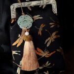 Buddha Stones Small Dragonfly Metal Chain Crossbody Bag Shoulder Bag Cellphone Bag Crossbody Bag BS 4