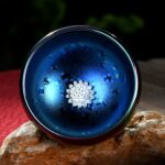 Buddha Stones Lotus Dragon Phoenix Koi Fish Peacock Chinese Jianzhan Inlaid Silver Kiln Change Ceramic Teacup Kung Fu Tea Cup Jian Zhan Tea Cup BS Lotus 8cm*6cm*150ml