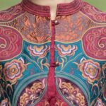 Buddha Stones Vintage Style Embroidery Flower Tang Suit Design Sleeveless Vest Waistcoat BS 23