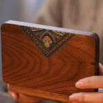Buddha Stones Vintage Handmade Black Walnut Wood Jewelry Storage Box Wooden Gift Box Jewelry Storage Box BS 18