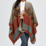Buddha Stones Tibetan Shawl Diamond Pattern Winter Warm Cloak Scarf Tibetan Shawl BS 12