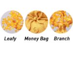 Buddha Stones Natural Citrine Money Tree Gemstone Ornament - Feng Shui for Prosperity Decoration BS 12