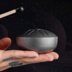 Buddha Stones Mini Steel Tongue Drum 3 Inch Sound Healing Drum Kit Drum Kit BS 2
