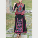 Buddha Stones Vintage Style Embroidery Flower Tang Suit Design Sleeveless Vest Waistcoat BS 22