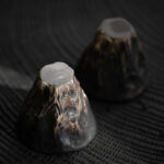 Buddha Stones Lotus Flower Shape Zen Ceramic Teacup Kung Fu Tea Cup 50ml Cup BS 9