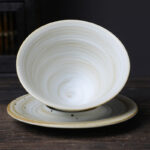 Buddha Stones Planet Design Ceramic Coffee Mug Rough Pottery Tea Coffee Cup With Saucer Coffee Mug BS 2