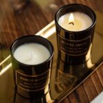 Buddha Stones Blue Bell Pear Freesia Fragrance Meditation Prayer Scented Aromatherapy Soy Wax Candle Candles BS 13