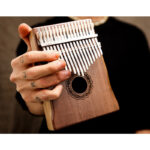 Buddha Stones Kalimba 17 Keys Thumb Piano Mahogany Wood Acacia Walnut Portable Finger Piano 22