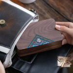 Buddha Stones Vintage Handmade Black Walnut Wood Jewelry Storage Box Wooden Gift Box Jewelry Storage Box BS 3