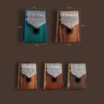 Buddha Stones Kalimba 17 Keys Thumb Piano Mahogany Wood Acacia Walnut Portable Finger Piano 25