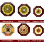 Buddha Stones Feng Shui Bagua Map Balance Energy Map Wall Clock Bagua Map BS 27