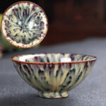 Buddha Stones Colorful Ceramic Teacup Home Office Tea Cups Cup BS Seashell