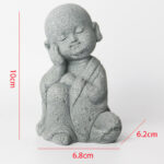 Buddha Stones Meditation Prayer Buddha Statue Compassion Home Decoration Decorations BS 6.8*6.2*10cm