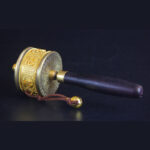 Buddha Stones Tibetan Lucky Prayer Wheel Six True Words Decoration Decorations BS 3