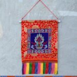 Vajra Auspicious Symbols Spiritual Power Wall Art (Extra 30% Off | USE CODE: FS30) Wall Art BS The Chintamani Jewel Blue
