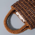 Buddha Stones Hand-woven Wooden Beads Handbag Handbags BS 4