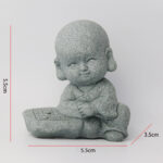 Buddha Stones Meditation Prayer Monk Buddha Statue Serenity Home Decoration Decorations BS 8