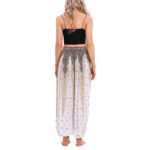 Buddha Stones Peacock Feather Pattern Loose Harem Trousers Women's Yoga Pants Women's Harem Pants BS 3