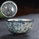 Buddha Stones Colorful Ceramic Teacup Home Office Tea Cups Cup BS PaleTurquoise