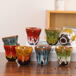 Buddha Stones Vintage Kiln Change Design Ceramic Coffee Mug Tea Cup 150ml Coffee Mug BS 1