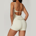 Buddha Stones Solid Backless Tennis Yoga Women Sports Dress Sports Dress BS 1