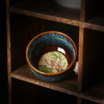 Buddha Stones Lotus Dragon Phoenix Koi Fish Chinese Jianzhan Ceramic Teacup Kung Fu Tea Cup 110ml Jian Zhan Tea Cup BS 1