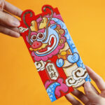 Buddha Stones 6Pcs Chinese Red Envelope Year of the Dragon Lucky Money Envelopes Auspicious Dragon Design 2024 Chinese New Year Dragon Year Envelope Red Envelope BS 4