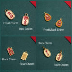 Buddha Stones Dancing Lion Auspicious Ruyi Safe Peace Rich Copper Wealth Phone Hanging Decoration Phone Hanging Decoration BS 17