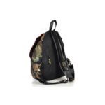 Buddha Stones Peacock Embroidery Canvas Tassel Backpack Backpack BS 12