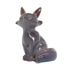 Buddha Stones Color Changing Small Cute Fox Tea Pet Resin Home Figurine Decoration Decorations BS 9