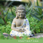 Buddha Stones Meditating Zen Buddha Serenity Resin Statue Figurine Home Decoration Decorations BS 10