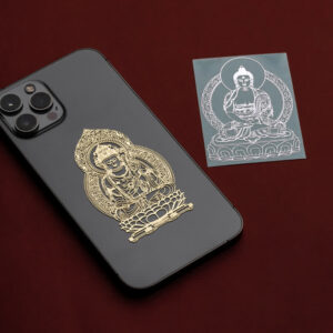 Buddha Stones 12 Chinese Zodiac Blessing Wealth Fortune Phone Sticker Phone Sticker BS main