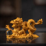 Buddha Stones Year Of The Dragon Color Changing Resin Luck Success Tea Pet Home Figurine Decoration Decorations BS 9