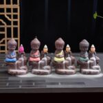 Buddha Stones  Backflow Smoke Fountain Ceramic Blessing Incense Burner Decoration Decorations Incense Burner BS 13