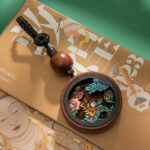 Buddha Stones Year Of The Dragon Hand Painted Chinese Zodiac Rosewood Carved Calm Key Chain (Extra 30% Off | USE CODE: FS30) Key Chain BS 2
